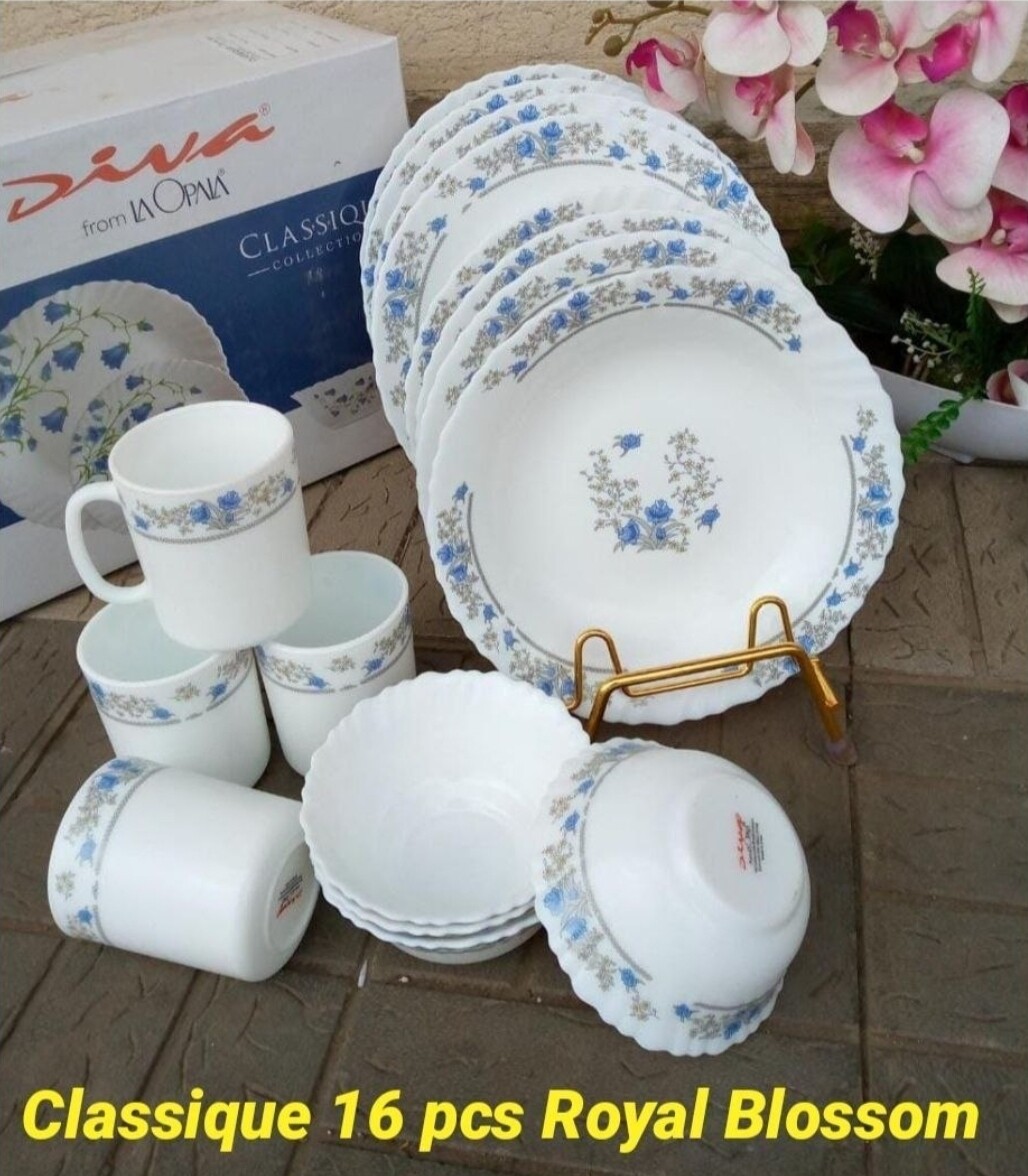 Diva 16pcs ceramic dinner set Royal blossom