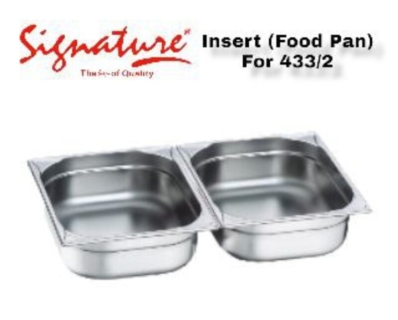 Food Pan (Insert) for 433/2 Spare Part of Chaffing Dish insert