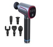 Deep muscle tissue massage gun, with several attachments rechargeable and portable ST801