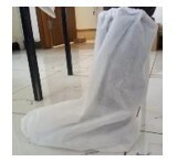 Laminated shoe cover with elastic. below knee length waterproof SCOVER-LNW
