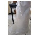 Non woven shoe cover not laminated not waterproof with lace tying knee length SCOVER-NW