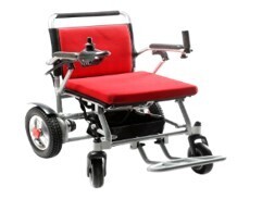 Electric wheelchair Silver color, steel frame, powder coating GM602-F2