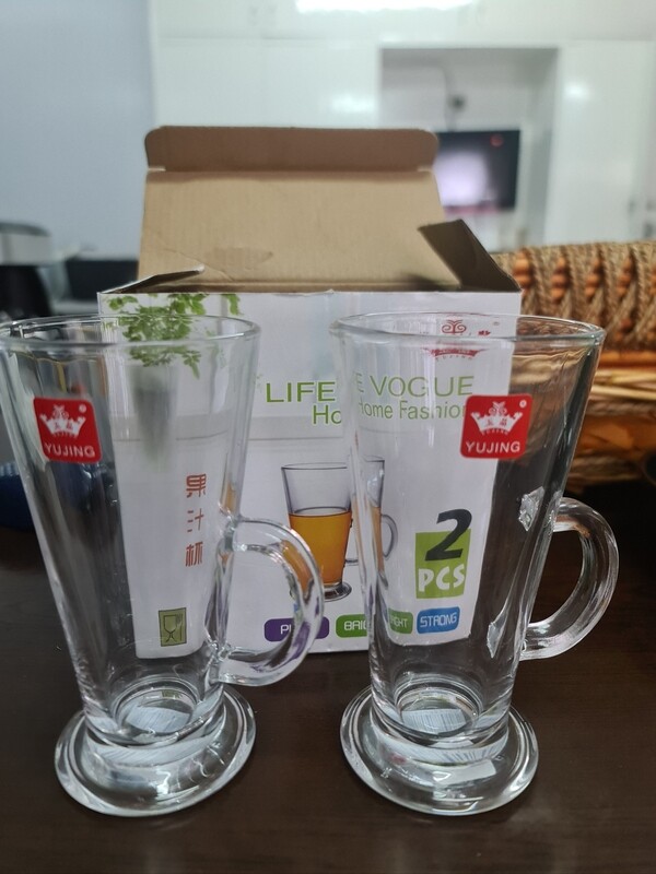 Yujing 2pcs Irish coffee mug set YJZB-5701 |Premium Latte Mugs