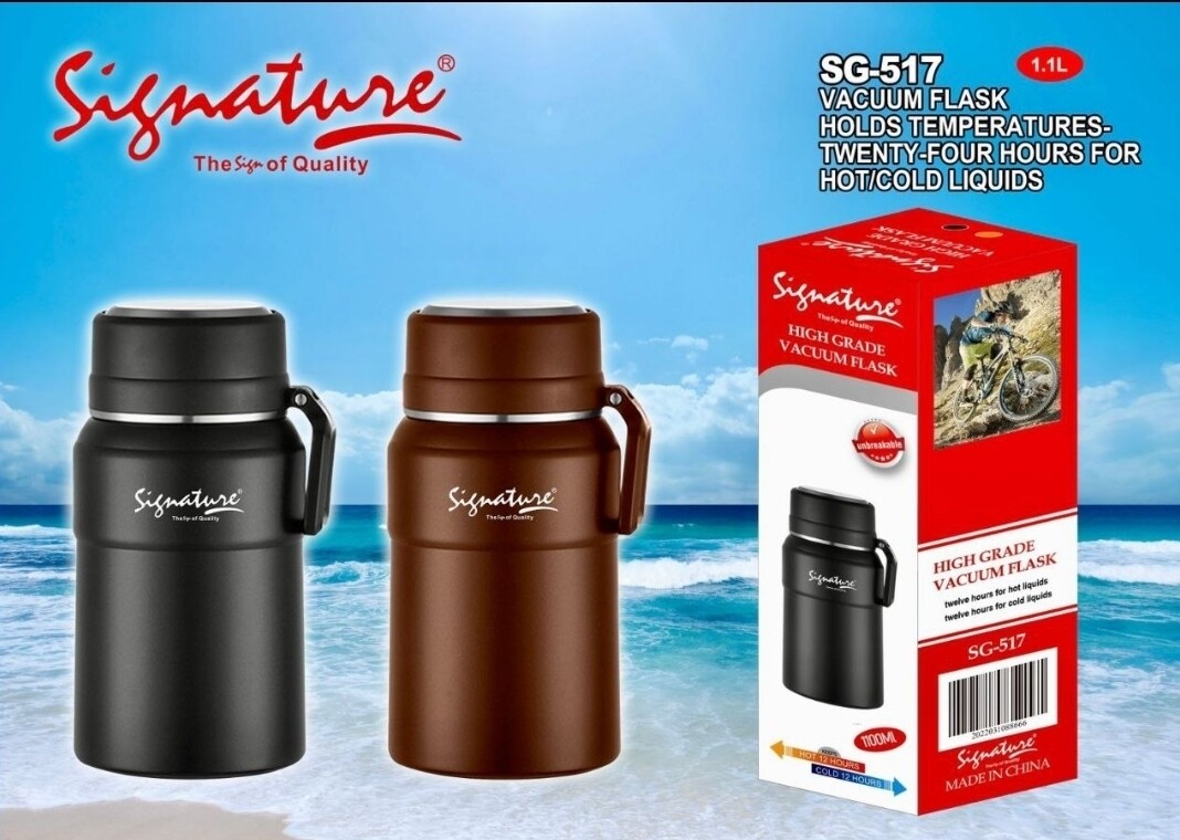 Signature 1.1 Ltr Unbreakable Vacuum Flasks SG-517