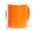 Orange ceramic magic mug semi gloss 11OZ SUB7102MW-OE-GL
