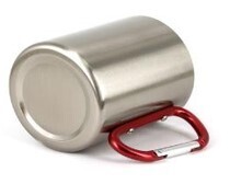 Stainless Steel Mug with Carabiner Handle 300ML (SSCM)