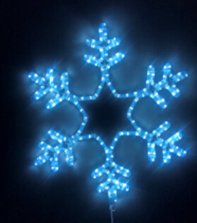 Snow Flake lights 50*50 cm, AC165-265V,Watt 15-17W Waterproof
