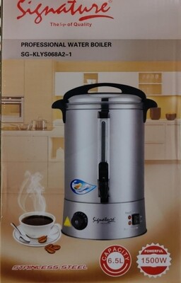 Signature electric tea boiler Tea urn heavy duty 6.5L 1500W