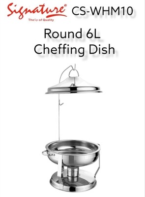 Signature 6 Ltr Round Roll Top with Stand chafing dish CS-WHM10