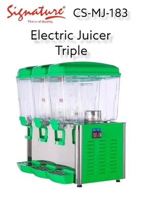 Signature Electric Juice Dispenser Triple Capacity Up to 3x17 Ltr CS-MJ-183