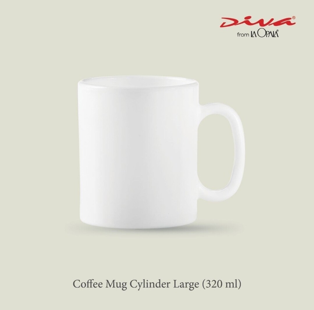 Diva 32 cl (320ml) Mugs Plain White