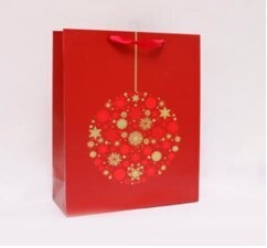 Gift Bag 210G,Paper Bags50*40*15Cm（Gold Ball With Glitter) SYLH-B 4322083