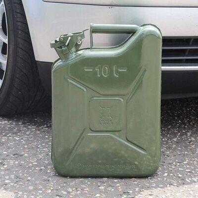 Generic Metal /Steel Fuel Jerry Can 10 Ltrs