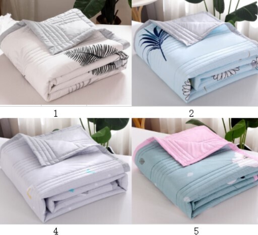 Bedcover 5x6 Printed, light Summer Bed cover blanket. Throw blanket. Sofa blanket