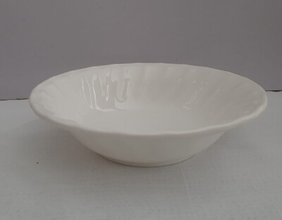 Melamine plain white bowl 7" #B0-02
