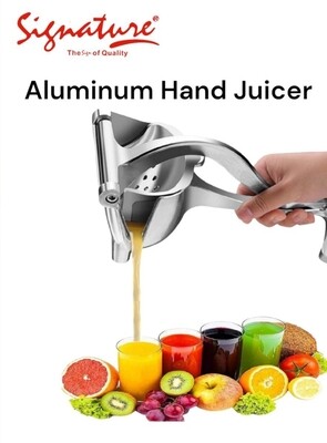 Signature hand press aluminium juicer |Lemon Squeezer