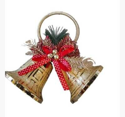 Hanging Christmas Bell with deco 30.5*29cm #SYLD-5022014A