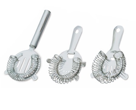 King metal bar strainer cocktails strainer with pipe handle