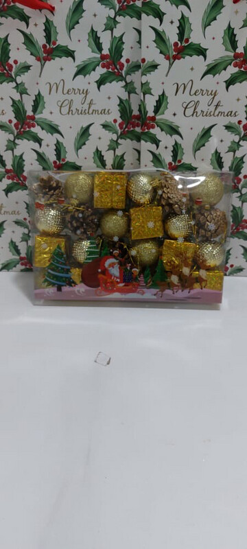 Christmas Decoration Assorted Pack 24Pcs #LD21025
