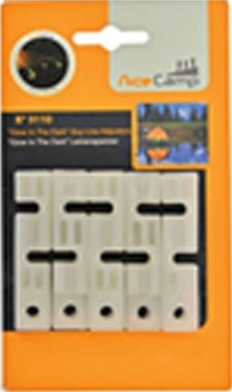 Glow in the dark guy line adjustment square10PCS/PKT 9110