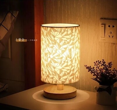 Nordic Style LED Bedside Lamp Desk Lamp Warm Light USB Charging Night Light Lamp for Bedroom 260x130mm. designD