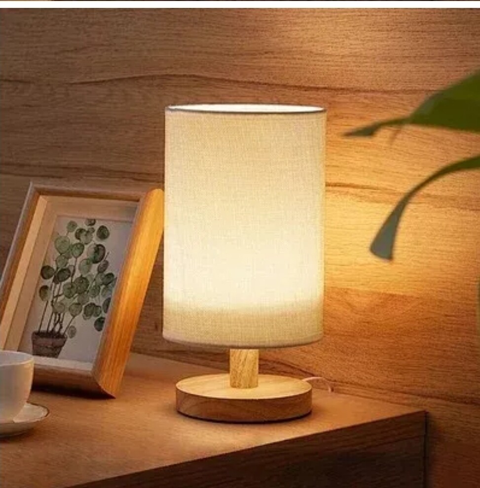 Nordic Style LED Bedside Lamp Desk Lamp Warm Light USB Charging Night Light Lamp for Bedroom 260x130mm designC
