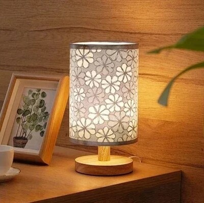 Nordic Style LED Bedside Lamp Desk Lamp Warm Light USB Charging Night Light Lamp for Bedroom 260x130mm. designB