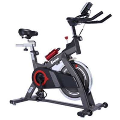 Spinstar 18kg Flywheel Spin Bike with Monitor and Pulse (Red or Black) - Elevate Your Cardio Game! AMS770