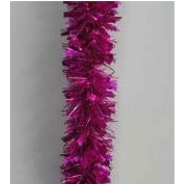 TINSEL GARLAND 9CMX2M PURPLE 6920-PURPLE