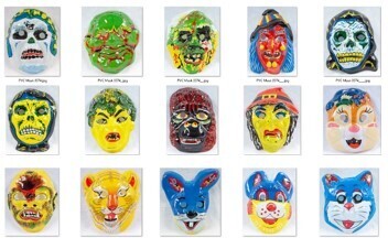 Party Face Masks Assorted Design Children Design #3574 10pcs