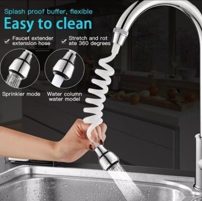 Splash proof flexible sink faucet 360degrees