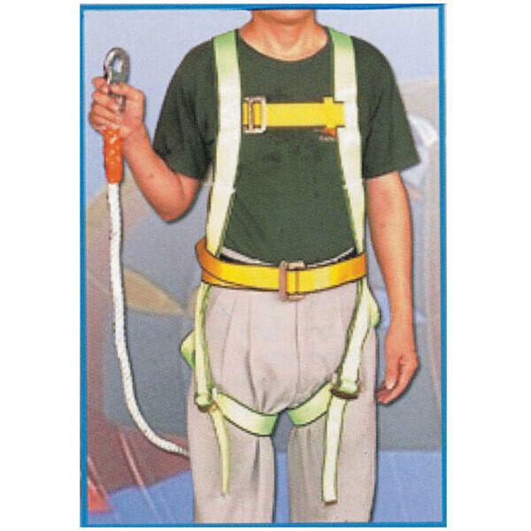 Safety harness nylon rope 1.5m parachute type Lineman's safety belt SE1844