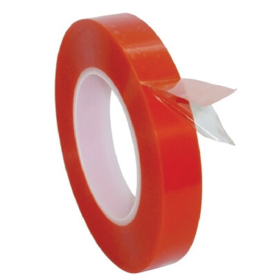Double-Sided Tape RED 3CMX3MX1MM DST-3X3X1 - Strong Adhesive Bond for Versatile Applications