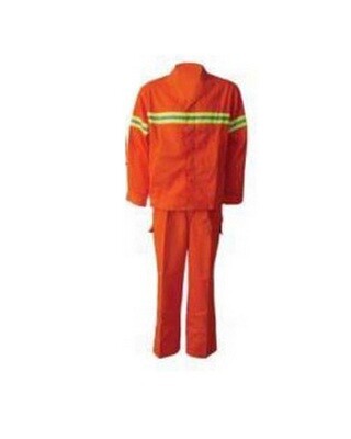 Fire fighting suit in 2pcs jacket & pants in zipped bag MK-03