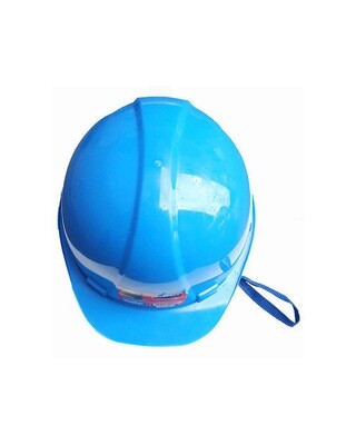 Industrial hard helmet with harness  BLUE