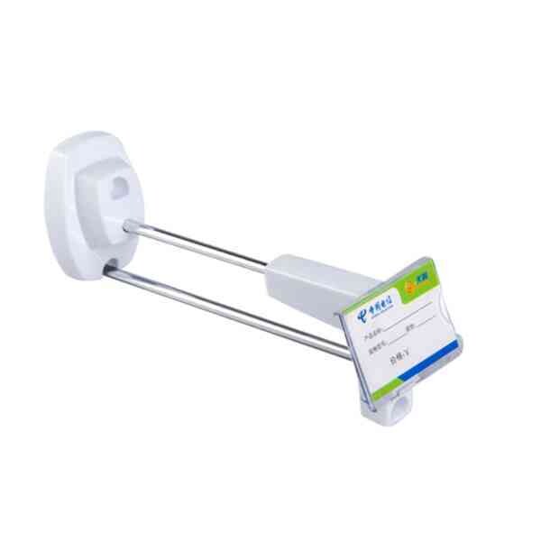 Retail security display hook with price tag