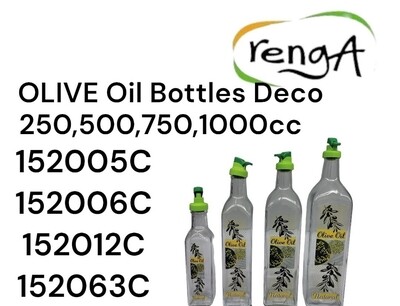 Renga decor glass oil bottle 500ml #152063