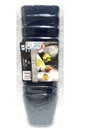 MOZAIK 20 MINI SQUARE GLASS BLACK