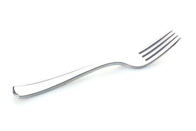 Mozaik 10 Disposable Table Forks - Electro-Plated Elegance for Effortless Dining