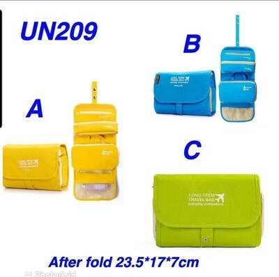 UN209 3 in 1 women travel inserts cosmetic bag