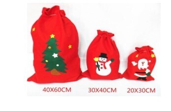 CHRISTMAS GIFT SACK BAG SIZE 300X40CM small CBAG-30X40 medium