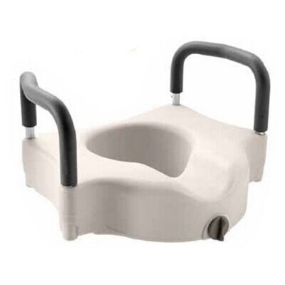 Raised toilet seat with armrest 43.5X52X32.5CM YM881A