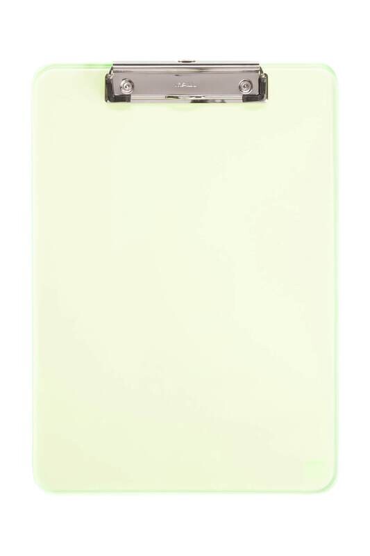 A4 Clear Clipboard #853224 - Ideal for Exams, 1.5mm Thickness, Transparent Polypropylene (PP)