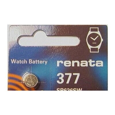 Renata 377 Battery: Power Your Watch Reliably