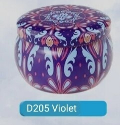 Valentine Oriental pot scented candle 80gm VIOLET D205