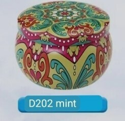 Oriental pot scented candle 80gm MINT D202