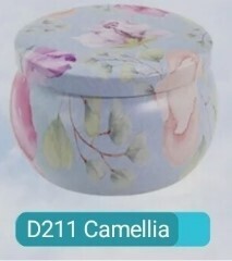 Oriental Pot Scented Candle - Camellia Scent, 80g, D211