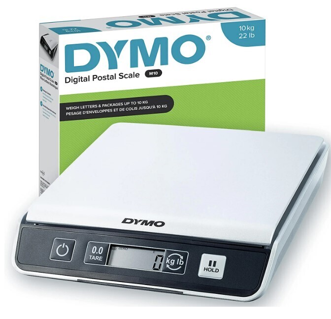 DYMO M10 Digital Package & Shipping Scale up to 10KG Capacity 20 cm x 20 cm