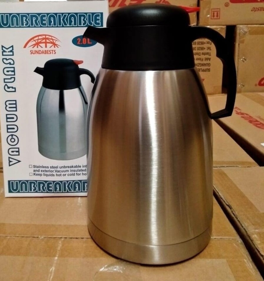 Sundabest 7753 unbreakable vacuum thermos flask 2.0L