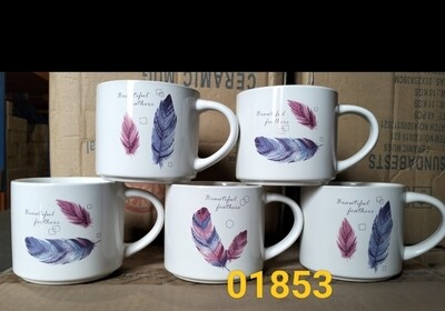 Sundabest 01853 printed mugs 6pcs